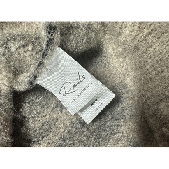 Rails Oslo Cardigan Spotted Hazel Alpaca Wool Blend Dress-sz Medium - Picture 7 of 9